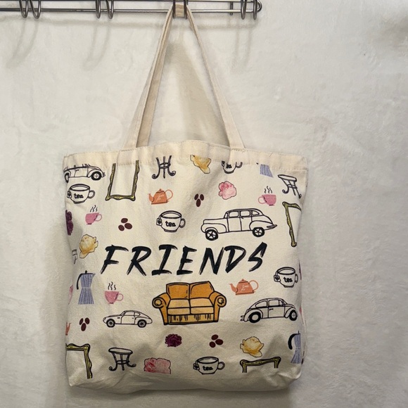 Handbags - Cream FRIENDS Tote Bag